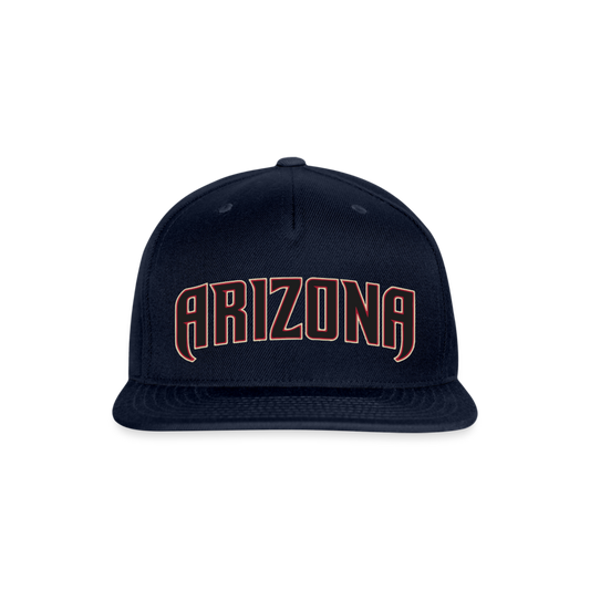 D bacs ARIZONA Snapback Baseball Cap - navy