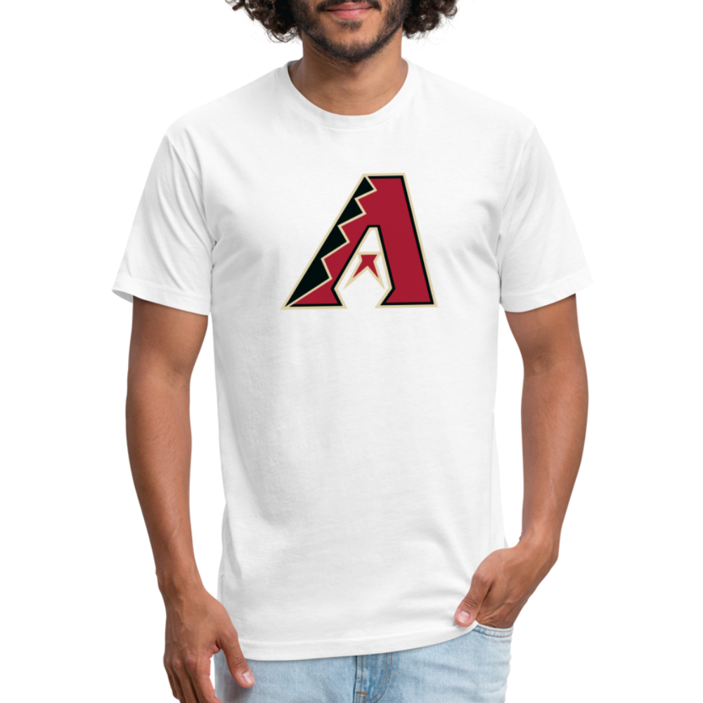 D Bacs A w/db T-Shirt by Next Level - white