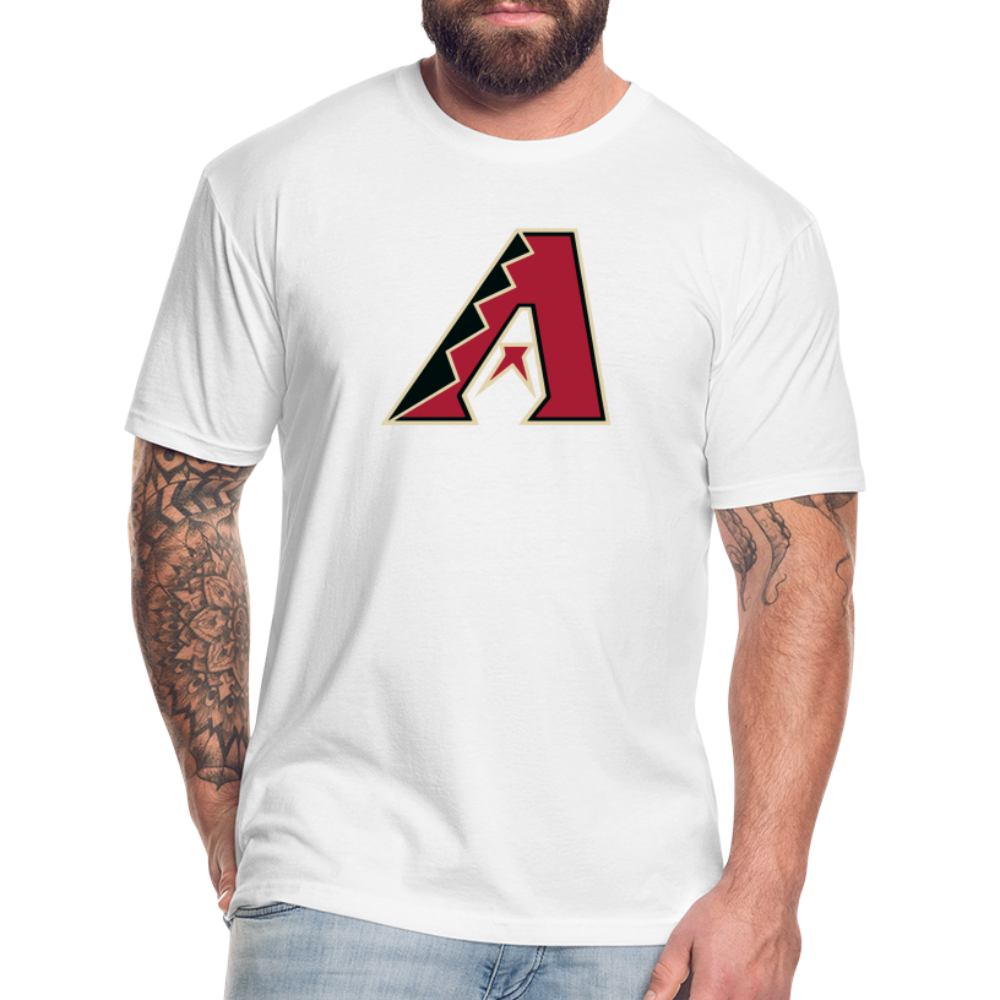 D Bacs A w/db T-Shirt by Next Level - white