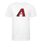 D Bacs A w/db T-Shirt by Next Level - white