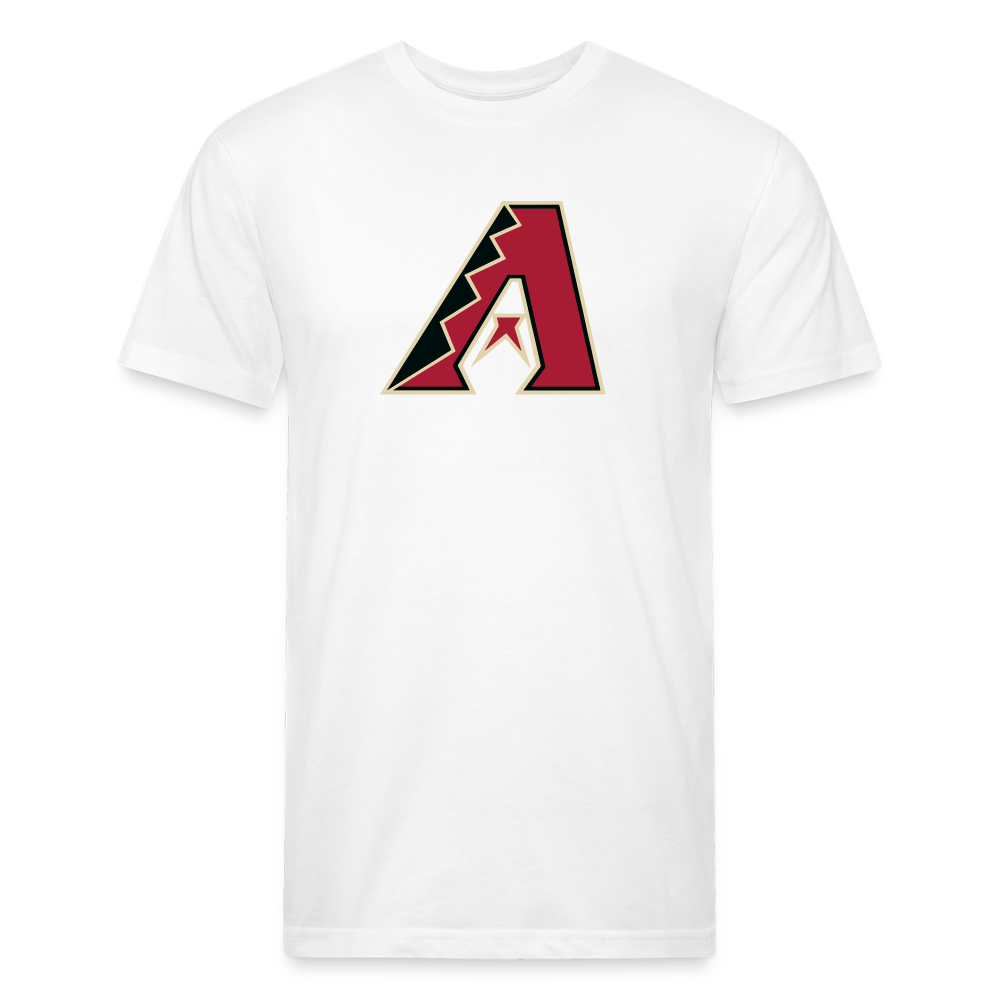 D Bacs A w/db T-Shirt by Next Level - white