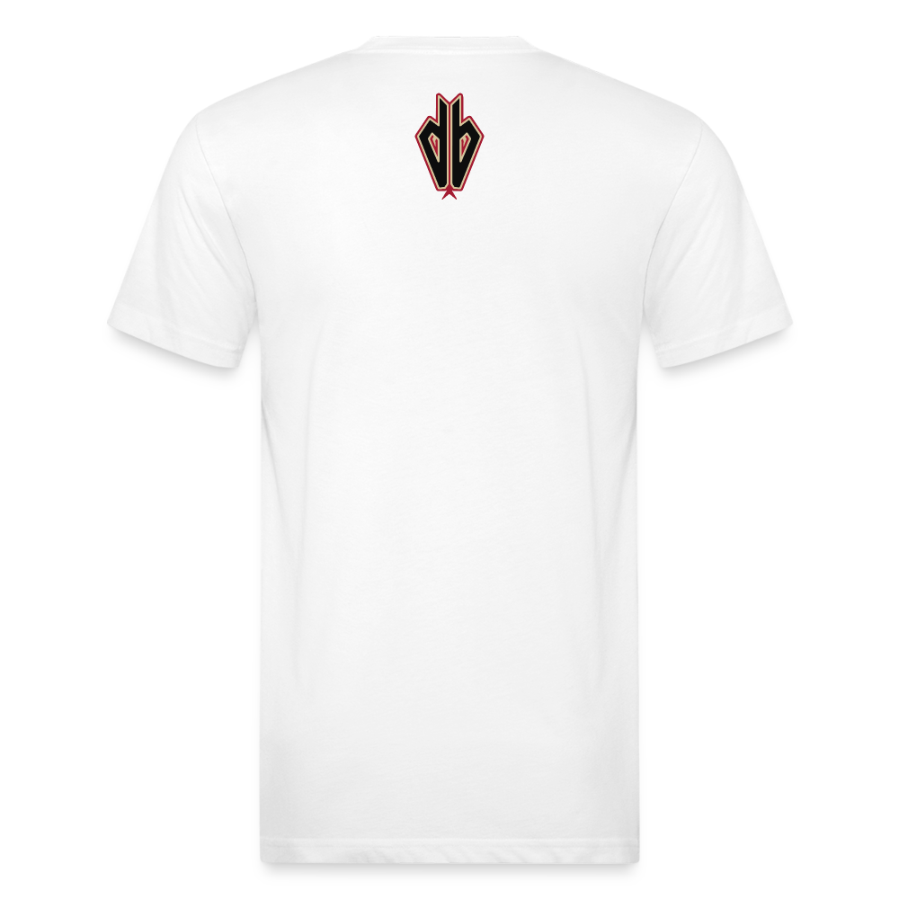 D Bacs A w/db T-Shirt by Next Level - white