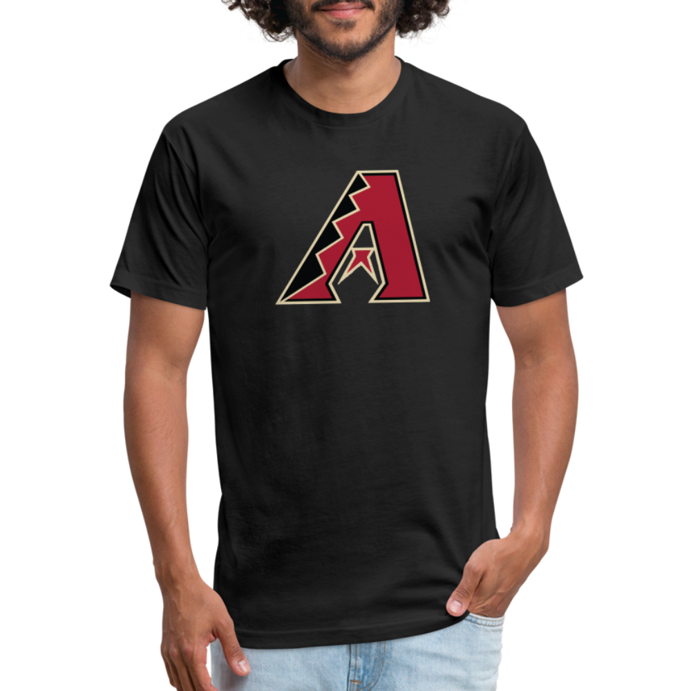 D Bacs A w/db T-Shirt by Next Level - black
