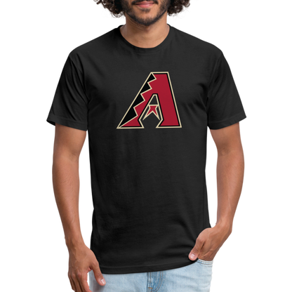 D Bacs A w/db T-Shirt by Next Level - black
