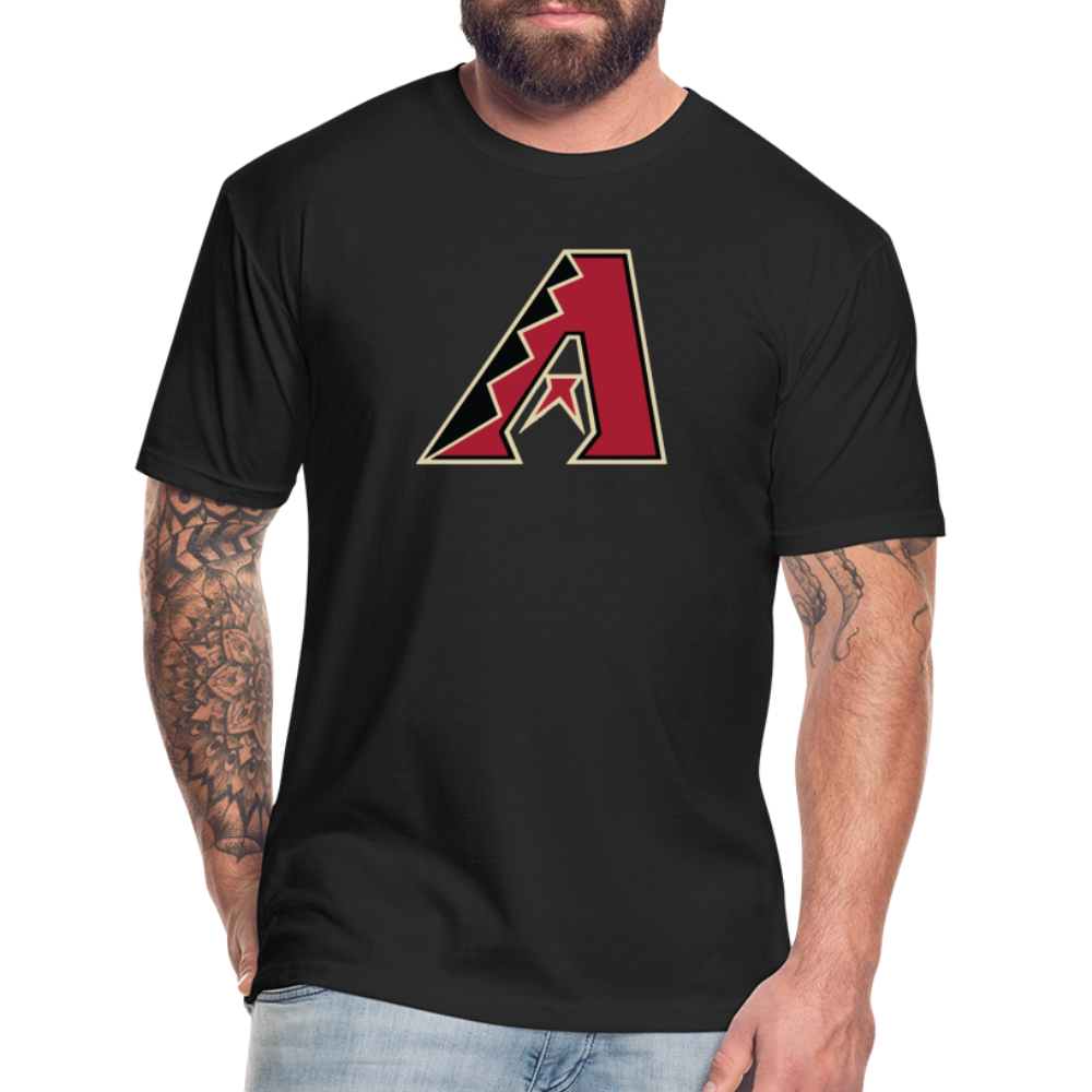 D Bacs A w/db T-Shirt by Next Level - black