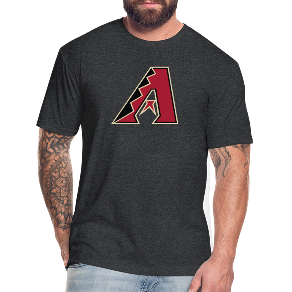 D Bacs A w/db T-Shirt by Next Level - heather black