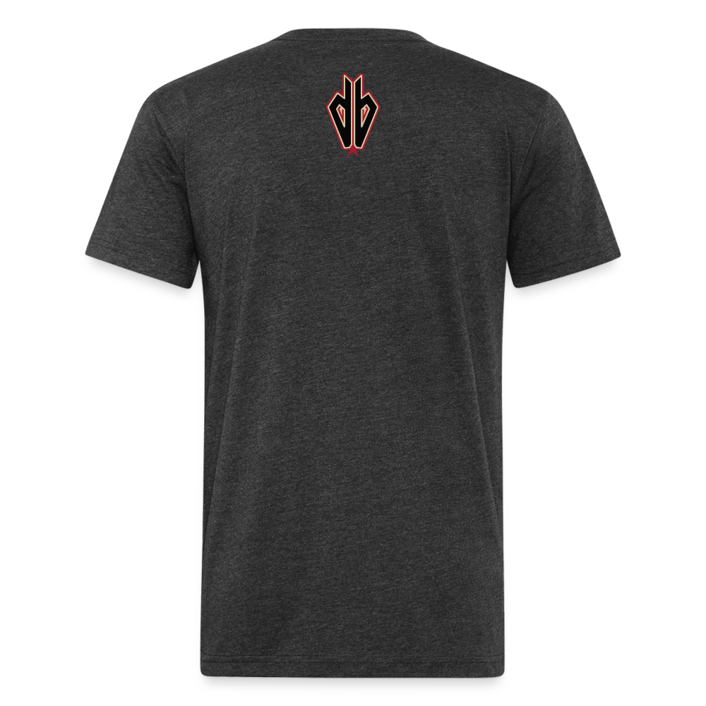 D Bacs A w/db T-Shirt by Next Level - heather black