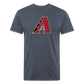 D Bacs A w/db T-Shirt by Next Level - heather navy