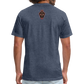 D Bacs A w/db T-Shirt by Next Level - heather navy