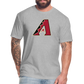 D Bacs A w/db T-Shirt by Next Level - heather gray