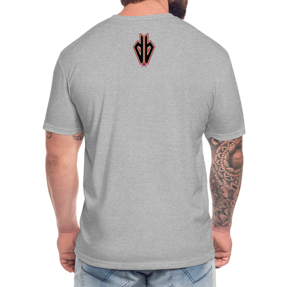 D Bacs A w/db T-Shirt by Next Level - heather gray
