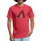 D Bacs A w/db T-Shirt by Next Level - heather red