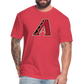 D Bacs A w/db T-Shirt by Next Level - heather red