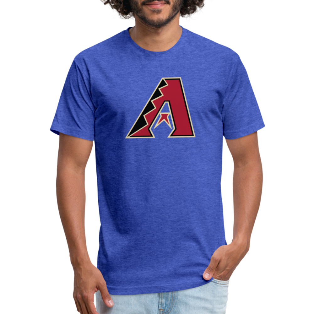 D Bacs A w/db T-Shirt by Next Level - heather royal