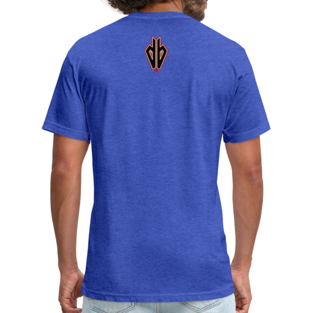D Bacs A w/db T-Shirt by Next Level - heather royal