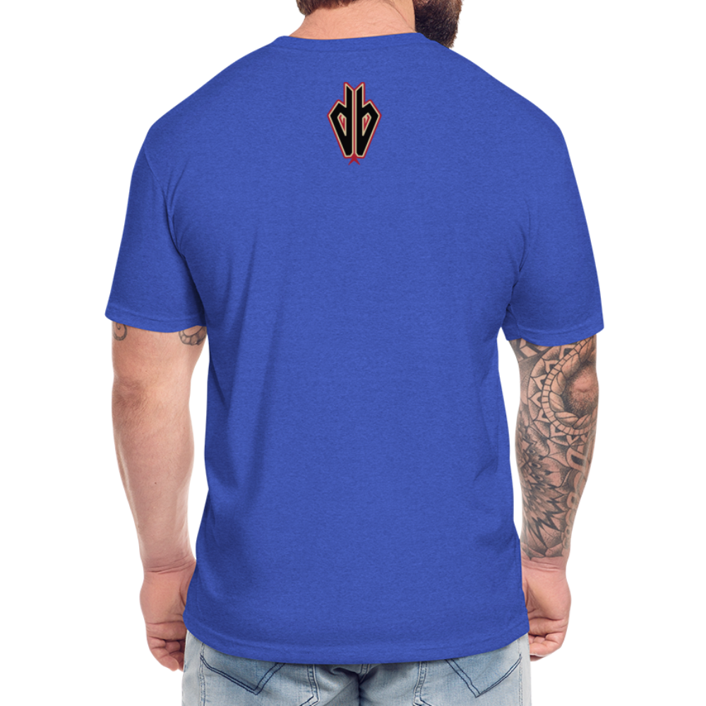 D Bacs A w/db T-Shirt by Next Level - heather royal