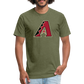 D Bacs A w/db T-Shirt by Next Level - heather military green