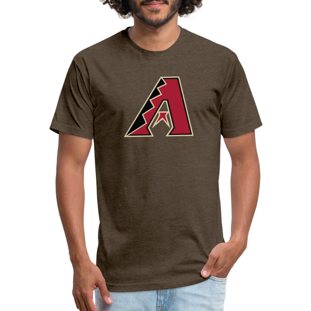 D Bacs A w/db T-Shirt by Next Level - heather espresso
