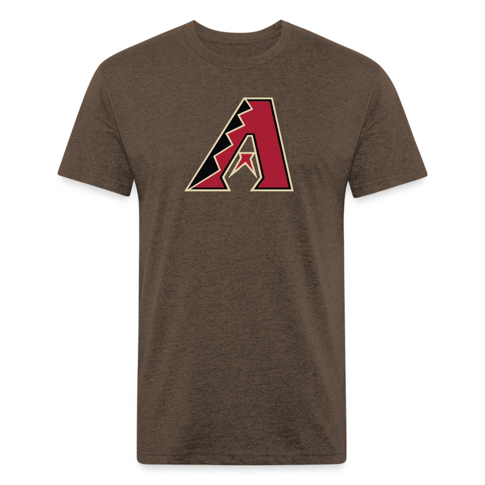 D Bacs A w/db T-Shirt by Next Level - heather espresso