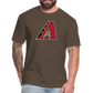 D Bacs A w/db T-Shirt by Next Level - heather espresso