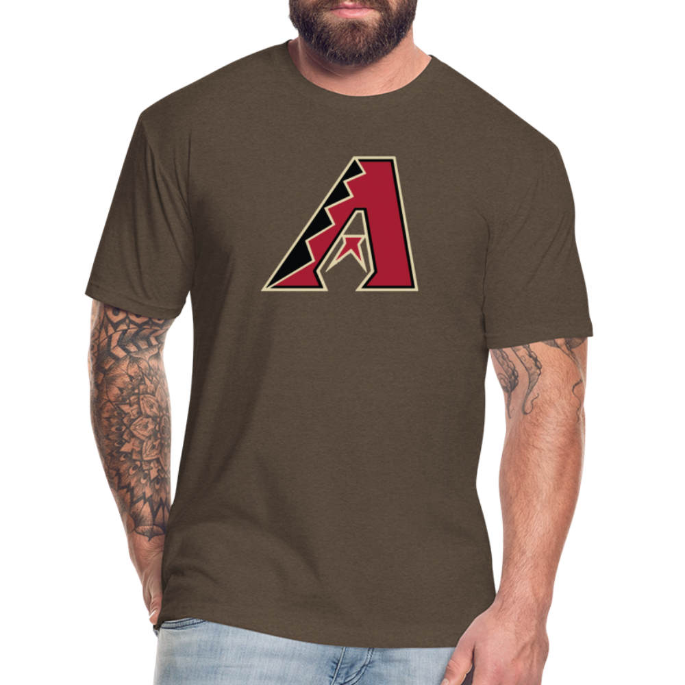 D Bacs A w/db T-Shirt by Next Level - heather espresso