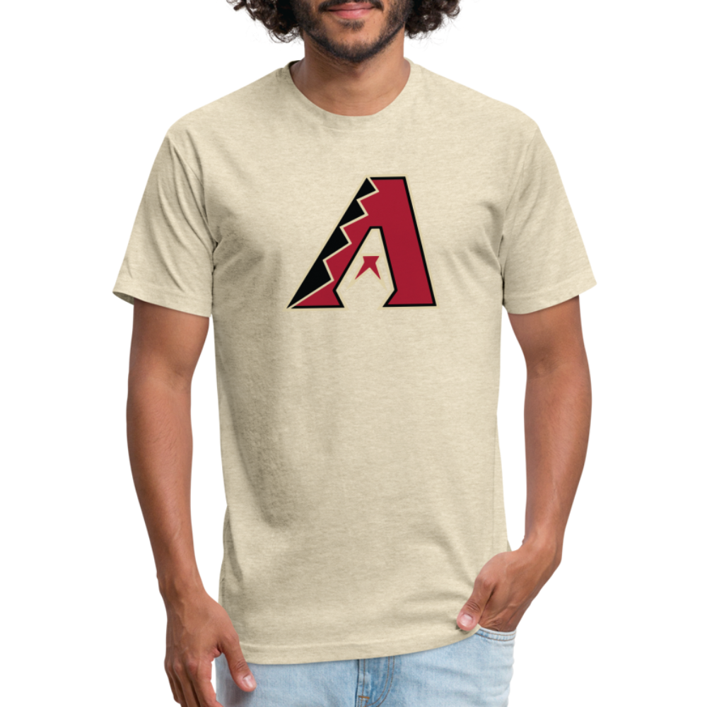 D Bacs A w/db T-Shirt by Next Level - heather cream