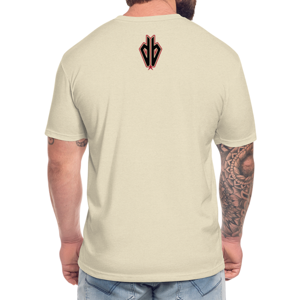 D Bacs A w/db T-Shirt by Next Level - heather cream