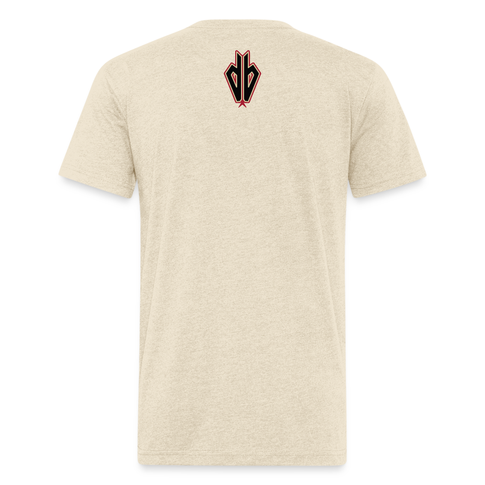 D Bacs A w/db T-Shirt by Next Level - heather cream