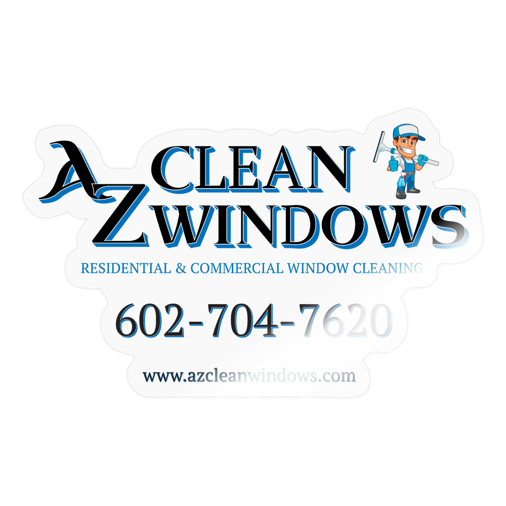 Az Clean SQ Sticker - transparent glossy