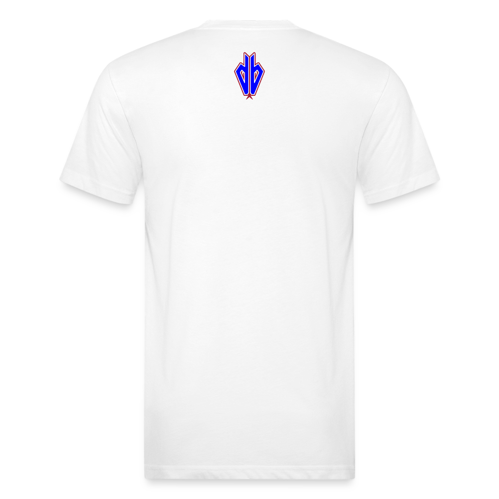 D Bacs RWB T-Shirt by Next Level - white