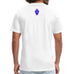 D Bacs RWB T-Shirt by Next Level - white