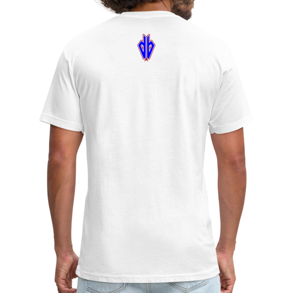 D Bacs RWB T-Shirt by Next Level - white