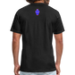 D Bacs RWB T-Shirt by Next Level - black