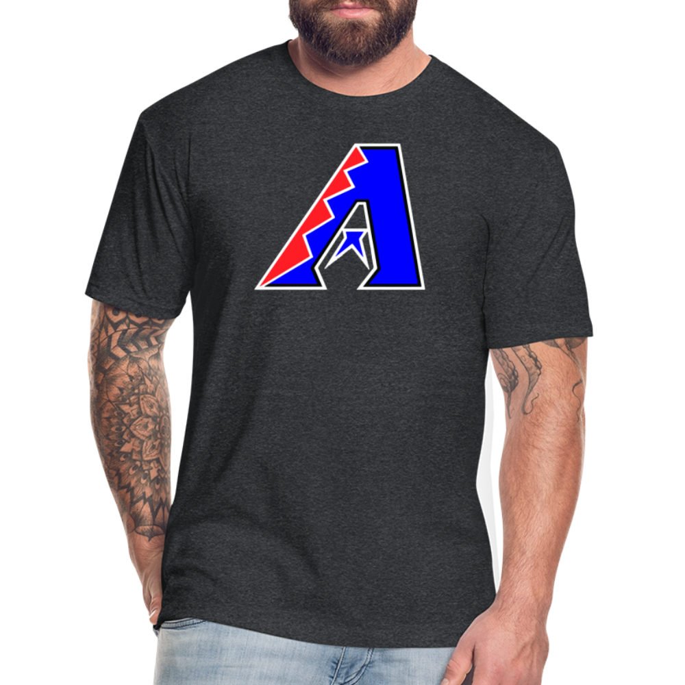 D Bacs RWB T-Shirt by Next Level - heather black