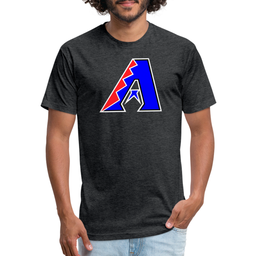 D Bacs RWB T-Shirt by Next Level - heather black