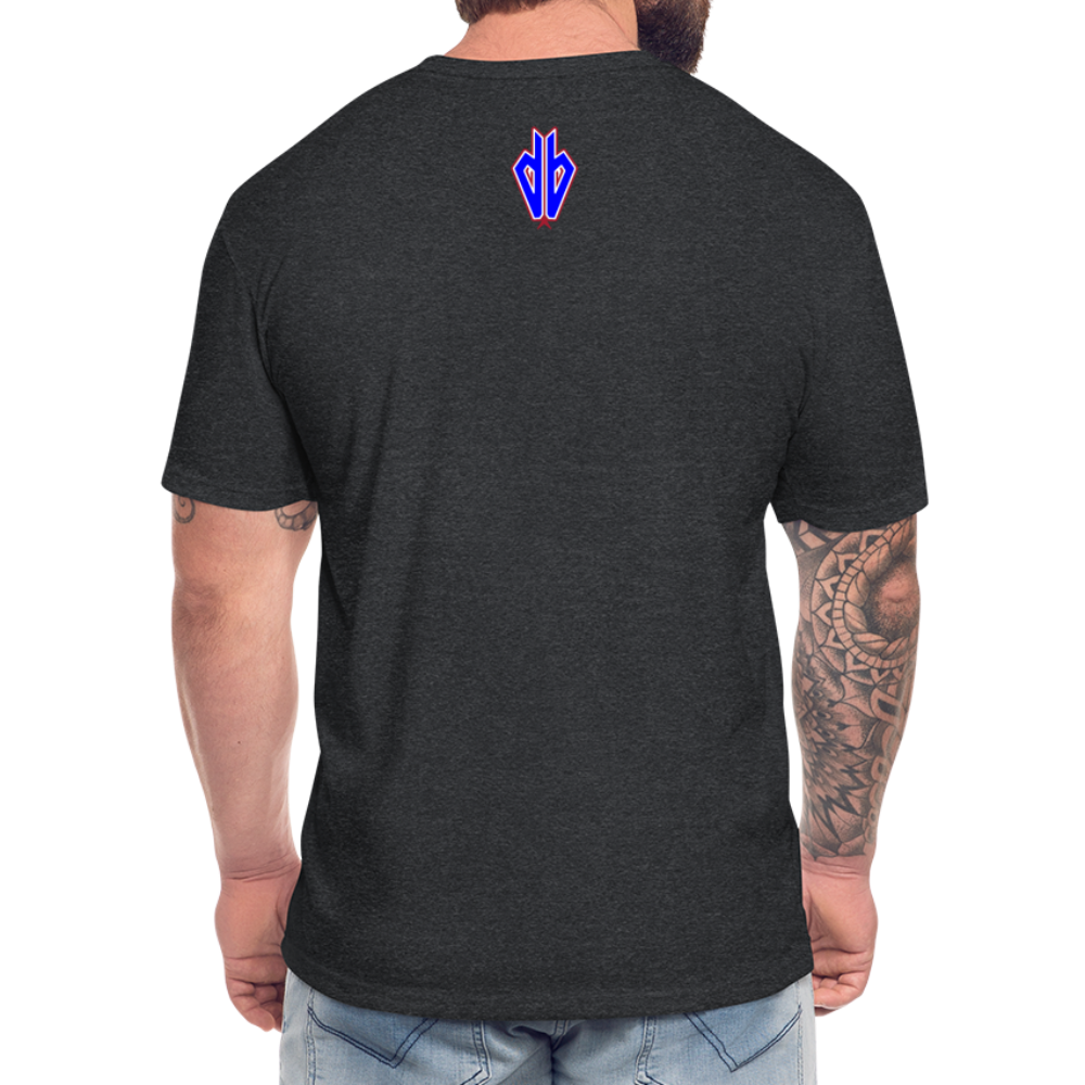 D Bacs RWB T-Shirt by Next Level - heather black