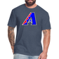 D Bacs RWB T-Shirt by Next Level - heather navy