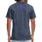 D Bacs RWB T-Shirt by Next Level - heather navy