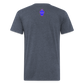 D Bacs RWB T-Shirt by Next Level - heather navy