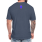 D Bacs RWB T-Shirt by Next Level - heather navy