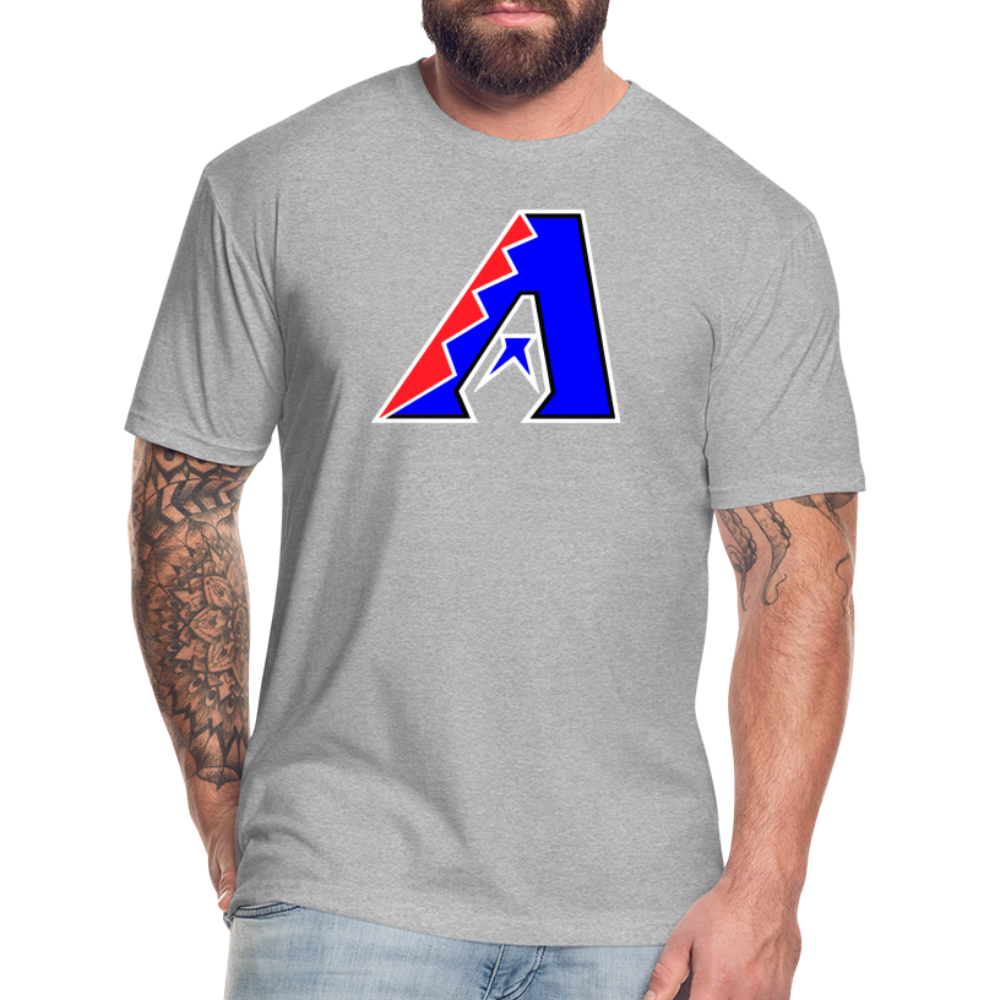 D Bacs RWB T-Shirt by Next Level - heather gray