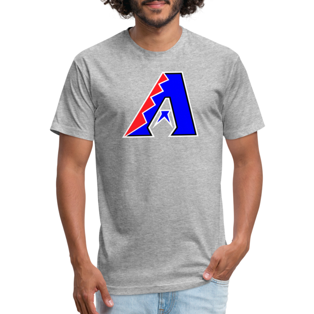 D Bacs RWB T-Shirt by Next Level - heather gray