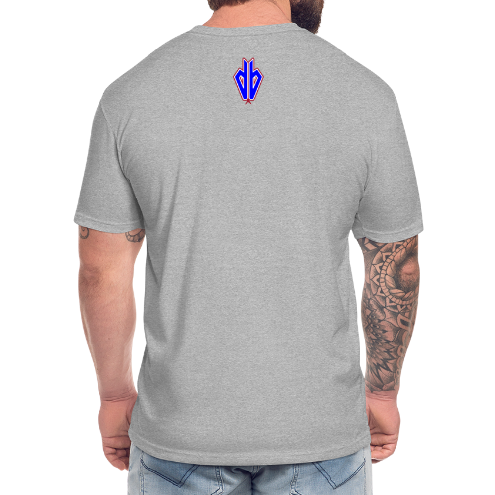 D Bacs RWB T-Shirt by Next Level - heather gray