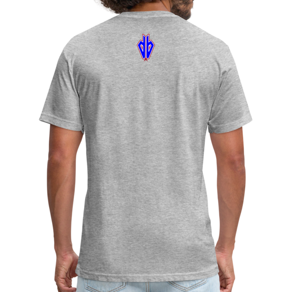 D Bacs RWB T-Shirt by Next Level - heather gray