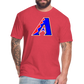 D Bacs RWB T-Shirt by Next Level - heather red