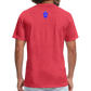 D Bacs RWB T-Shirt by Next Level - heather red