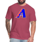D Bacs RWB T-Shirt by Next Level - heather burgundy
