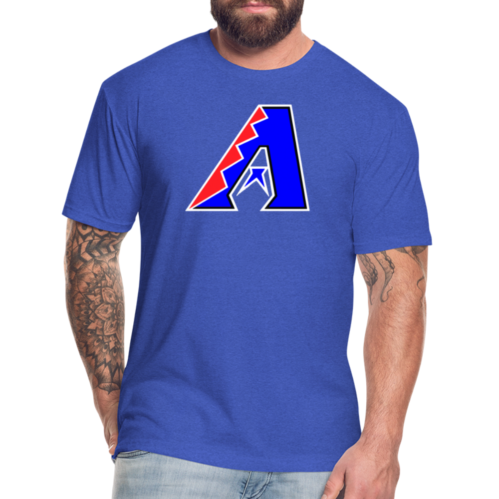 D Bacs RWB T-Shirt by Next Level - heather royal