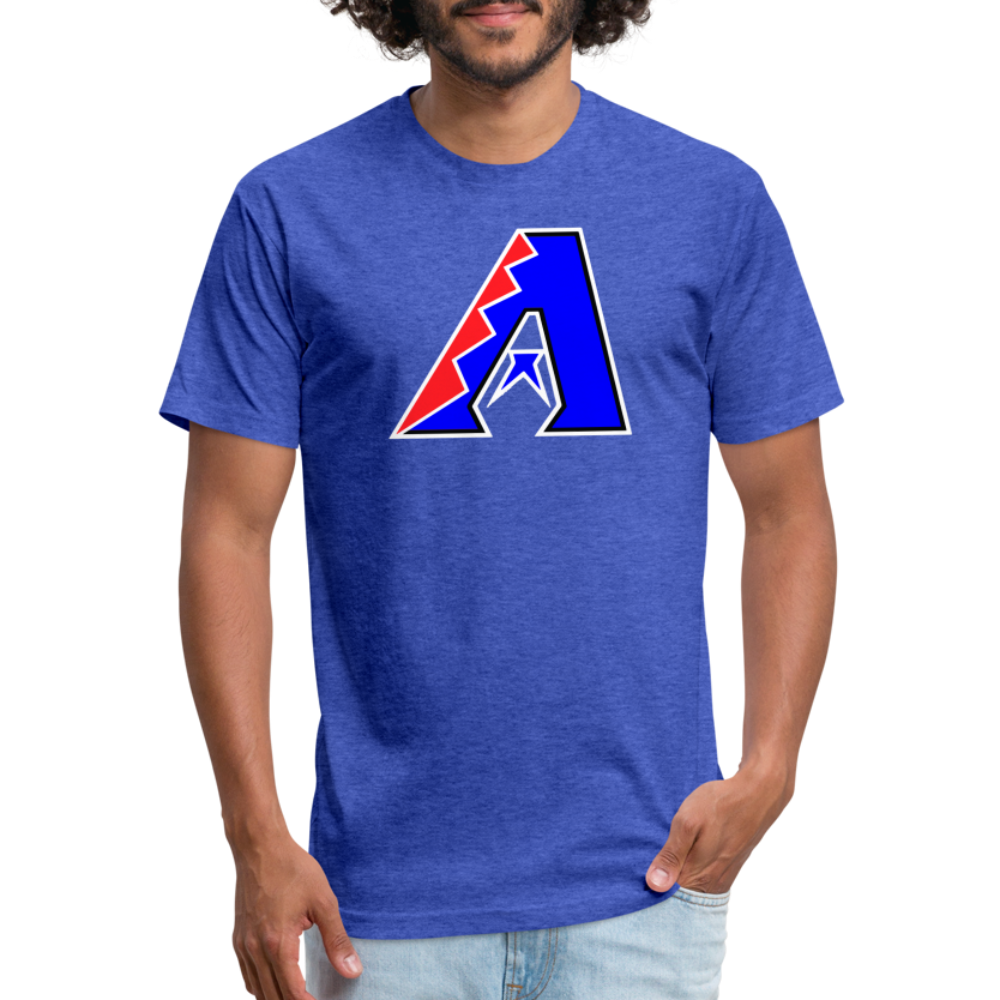 D Bacs RWB T-Shirt by Next Level - heather royal