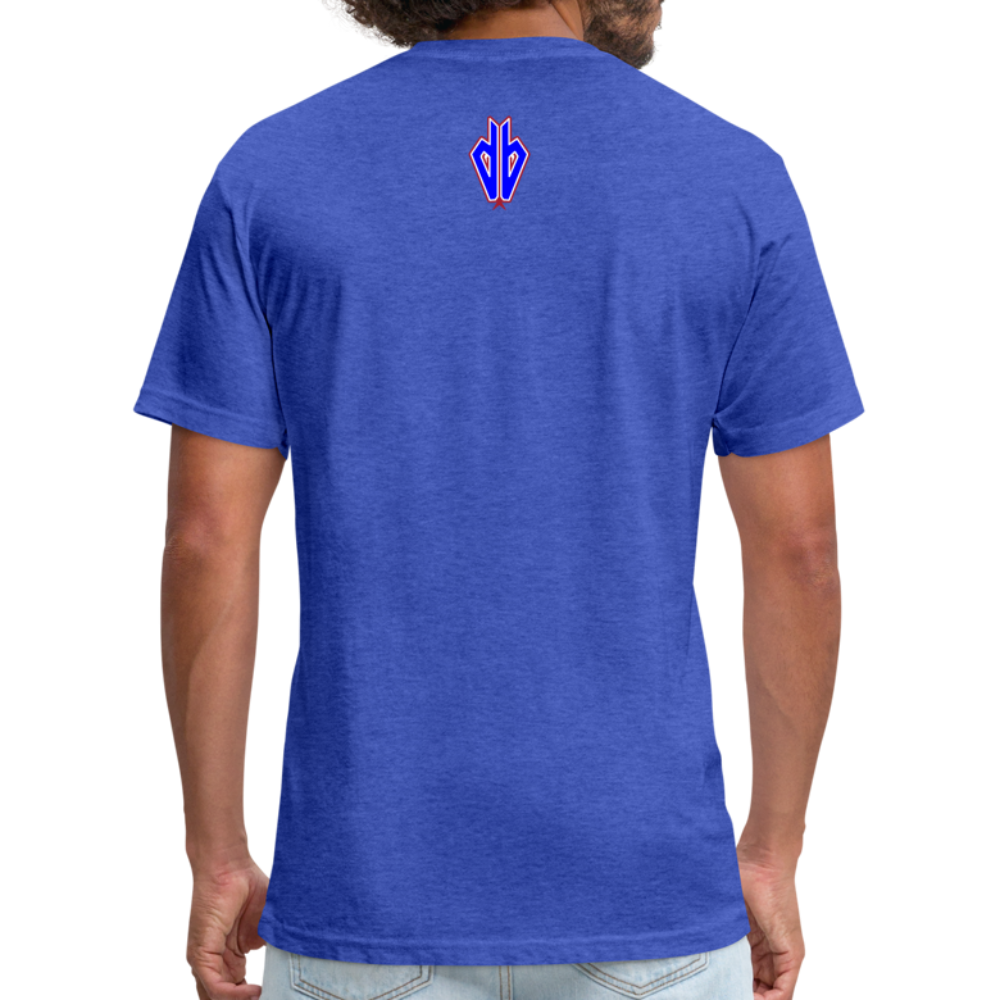 D Bacs RWB T-Shirt by Next Level - heather royal